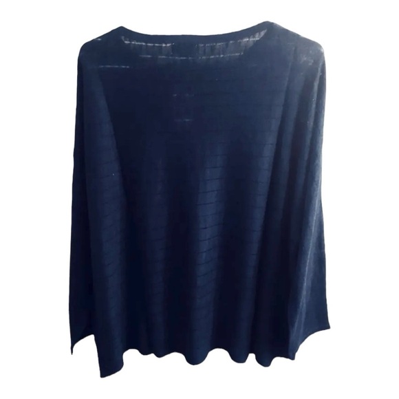 NEW Style & Co Plus Navy Blue Tunic Top Blouse Long Sleeves Lightweight Size 2X - Picture 4 of 7